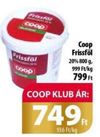 Coop Coop Frissföl 800 g ajánlat