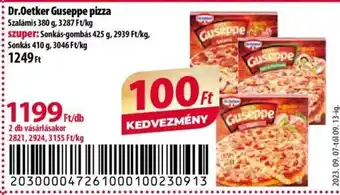 Coop Dr.Oetker Guseppe pizza 380 / 410 g ajánlat