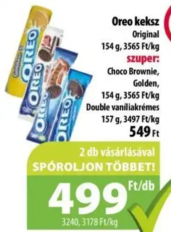 Coop Oreo keksz 154 - 157 g ajánlat