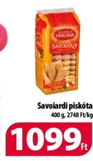 Coop Savoiardi piskóta 400 g ajánlat
