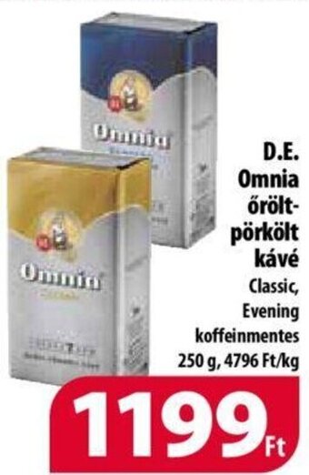Coop D.E. Omnia őrölt-pörkölt kávé 250 g ajánlat