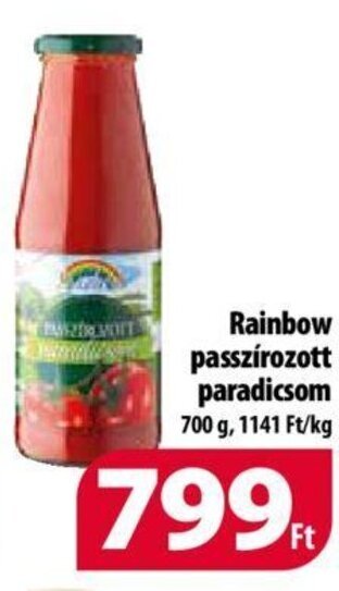 Coop Rainbow passzírozott paradicsom 700 g ajánlat