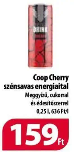 Coop Coop Cherry szénsavas energiaital 0,25 l ajánlat