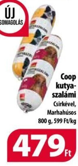 Coop Coop kutya- szalámi 800 g ajánlat
