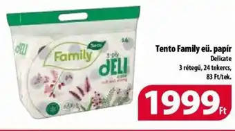 Coop Tento Family eü. papír 24 tekercs ajánlat
