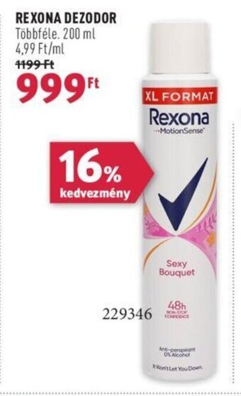 Rossmann REXONA DEZODOR 200 ml ajánlat