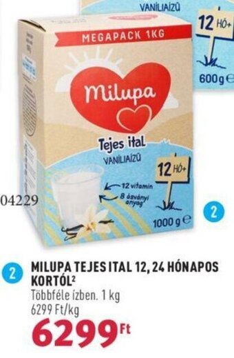 Rossmann MILUPA TEJES ITAL 12, 24 HÓNAPOS KORTÓL 1 kg ajánlat