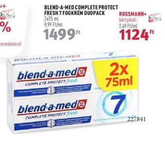Rossmann BLEND-A-MED FOGKRÉM DUOPACK 2 x 75 ml ajánlat