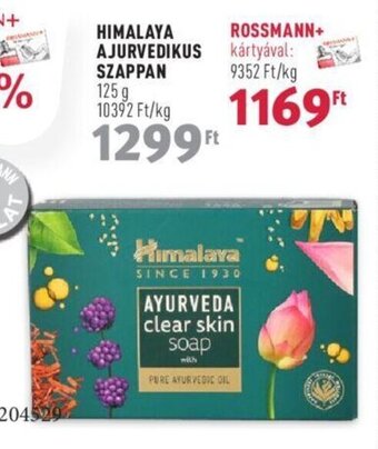 Rossmann HIMALAYA AJURVEDIKUS SZAPPAN 125 g ajánlat
