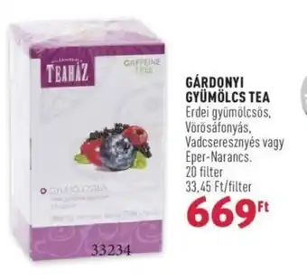 GÁRDONYI GYÜMÖLCS TEA 20 filter