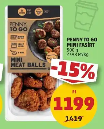 PENNY PENNY TO GO MINI FASÍRT 500 g ajánlat