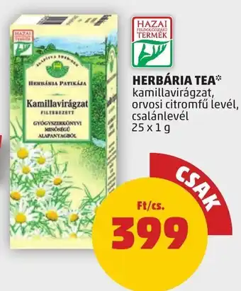 PENNY HERBÁRIA TEA 25 x 1 g ajánlat