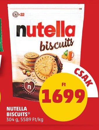 PENNY NUTELLA BISCUITS 304 g ajánlat