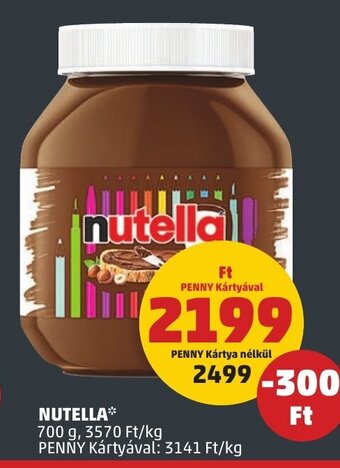 PENNY NUTELLA 700 g ajánlat