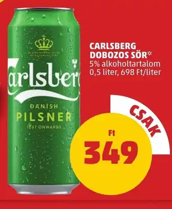 PENNY CARLSBERG DOBOZOS SÖR 0,5 l ajánlat
