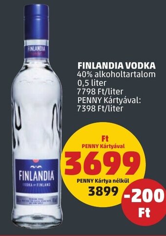 PENNY FINLANDIA VODKA 0,5 l ajánlat