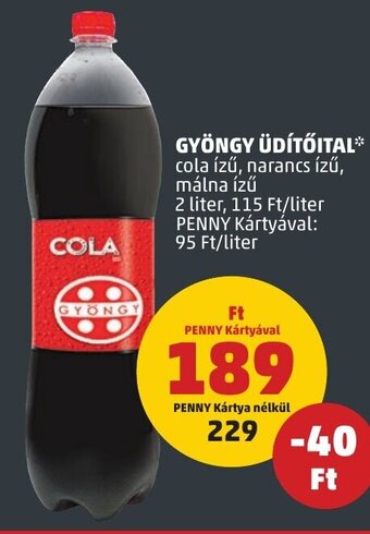 PENNY GYÖNGY ÜDÍTŐITAL 2 l ajánlat