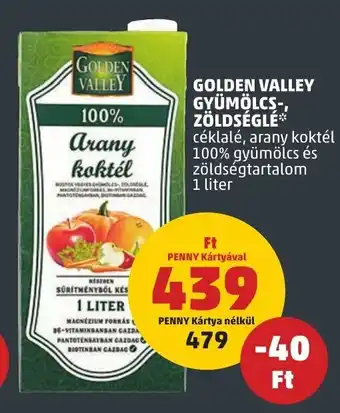 PENNY GOLDEN VALLEY GYÜMÖLCS-ZÖLDSÉGLÉ 1 l ajánlat