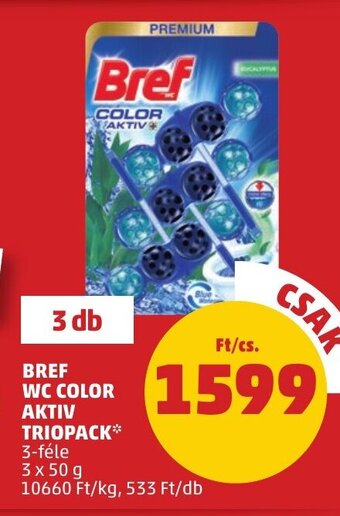 PENNY BREF WC COLOR AKTIV TRIOPACK 3 x 50 g ajánlat