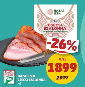 PENNY HAZAI ÍZEK CSÉCSI SZALONNA 1 kg ajánlat