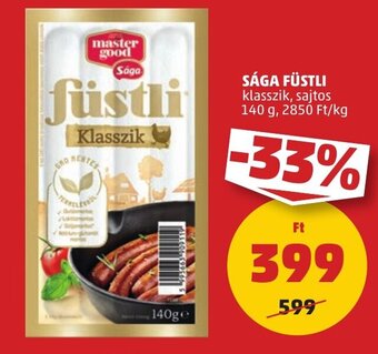PENNY SÁGA FÜSTLI 140 g ajánlat