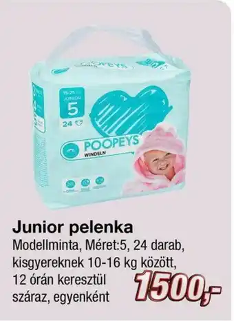 Kik Junior pelenka 24 db ajánlat