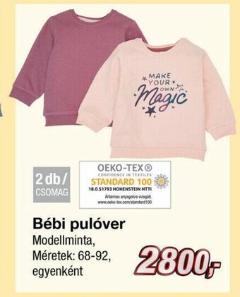 Kik Bébi pulóver 2 db ajánlat