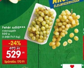 Spar Fehér szőlő 500 g ajánlat