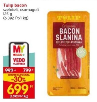 Spar Tulip bacon 125 g ajánlat