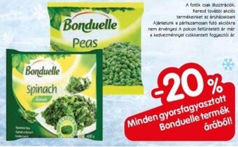 Spar Minden gyorsfagyasztott Bonduelle termék árából! ajánlat