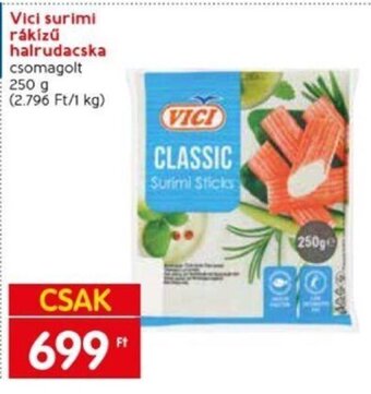 Spar Vici surimi rákízű halrudacska 250 g ajánlat