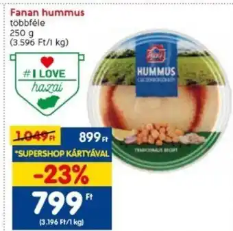 Spar Fanan hummus 250 g ajánlat