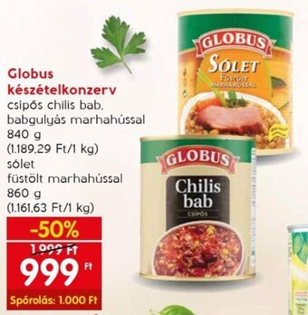 Spar Globus készételkonzerv 840 / 860 g ajánlat