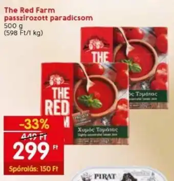Spar The Red Farm passzírozott paradicsom 500 g ajánlat