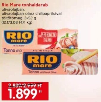Spar Rio Mare tonhaldarab 3 x 52 g ajánlat