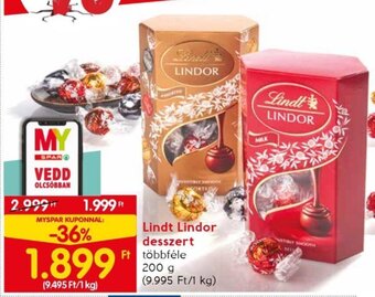 Spar Lindt Lindor desszert 200 g ajánlat