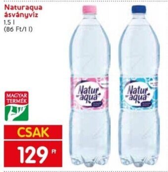 Spar Naturaqua ásványvíz 1,5 l ajánlat