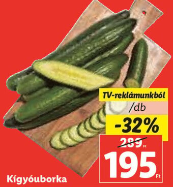 Lidl Kígyóuborka 1 db ajánlat