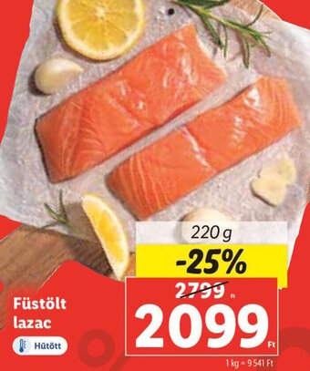 Lidl Füstölt lazac 220 g ajánlat