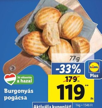 Lidl Burgonyás pogácsa 77 g ajánlat