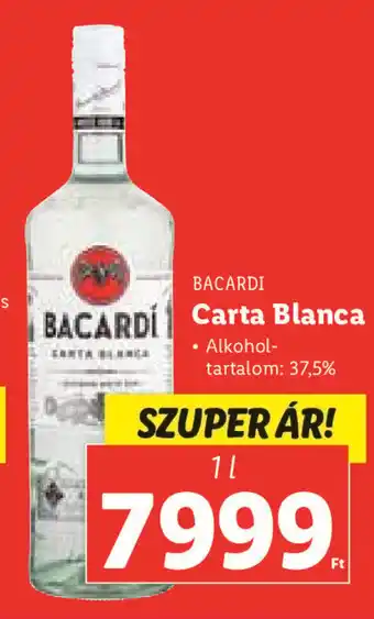 BACARDI Carta Blanca 1 l