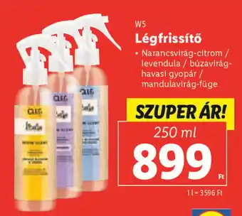 Lidl W5 Légfrissítő 250 ml ajánlat