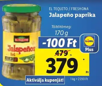 EL TEQUITO/FRESHONA Jalapeño paprika 170 g