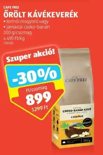 ALDI CAFE FREI ŐRÖLT KÁVÉKEVERÉK 200 g ajánlat