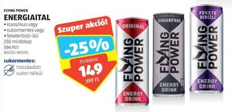 ALDI FLYING POWER ENERGIAITAL 250 ml ajánlat