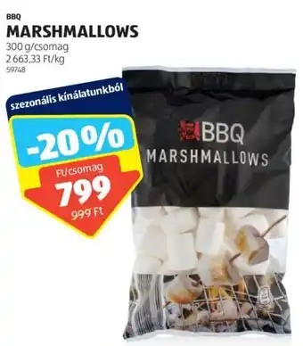 ALDI BBQ MARSHMALLOWS 300 g ajánlat