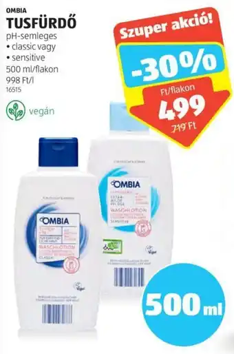 ALDI OMBIA TUSFÜRDŐ 500 ml ajánlat