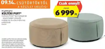 MY LIVING STYLE KÜLTÉRI PUFF 1 db