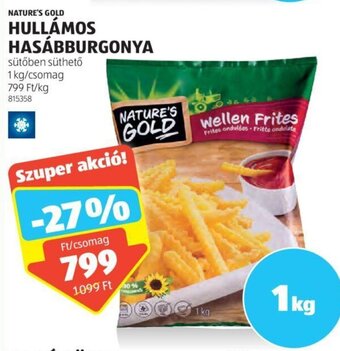 ALDI NATURE'S GOLD HULLÁMOS HASÁBBURGONYA 1 kg ajánlat