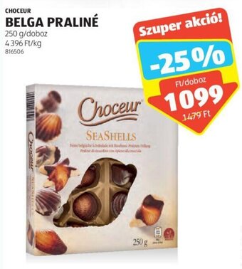ALDI CHOCEUR BELGA PRALINÉ 250 g ajánlat